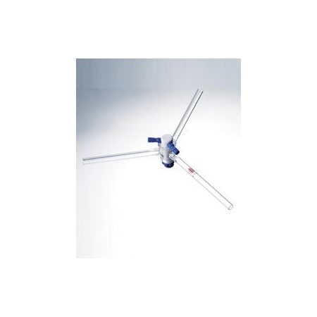 Synthware STOPCOCK, TEFLON, 120 BORE, PLUG 15. 2/30, 2mm, 8mm. S411530